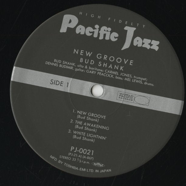 Bud Shank / バド・シャンク / New Groove (PJ-0021)