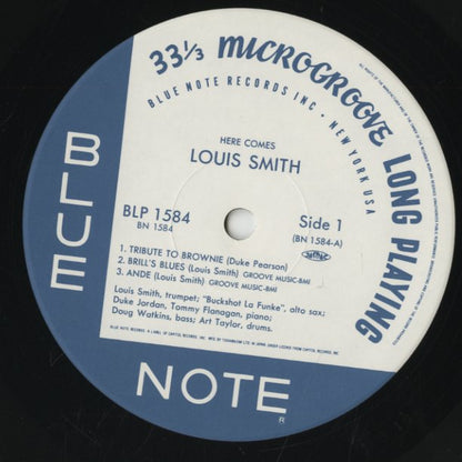 Louis Smith / ルイ・スミス / Here Comes Louis Smith (BN 1584)