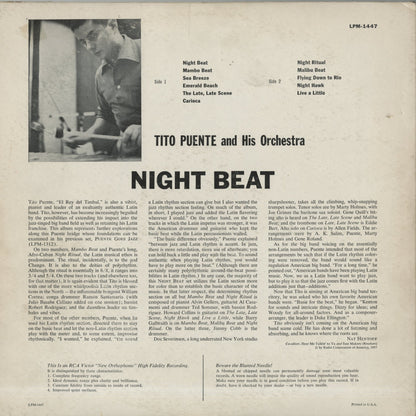 Tito Puente / ティト・プエンテ / Night Beat (LPM1447)