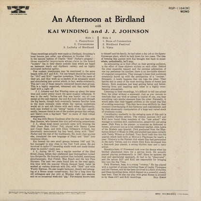 J.J. Johnson And Kai Winding - An Afternoon At Birdland (RGP-1164(M)) 1966 JPN RCA｜中古LP