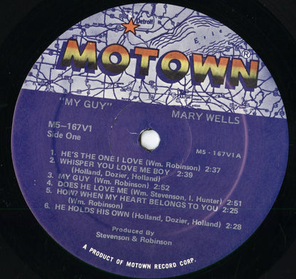 Mary Wells - Sings My Guy (M5-167V1) 1981 US Motown｜中古LP