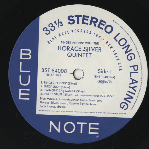 Horace Silver / ホレス・シルヴァー / Finger Poppin' With The 