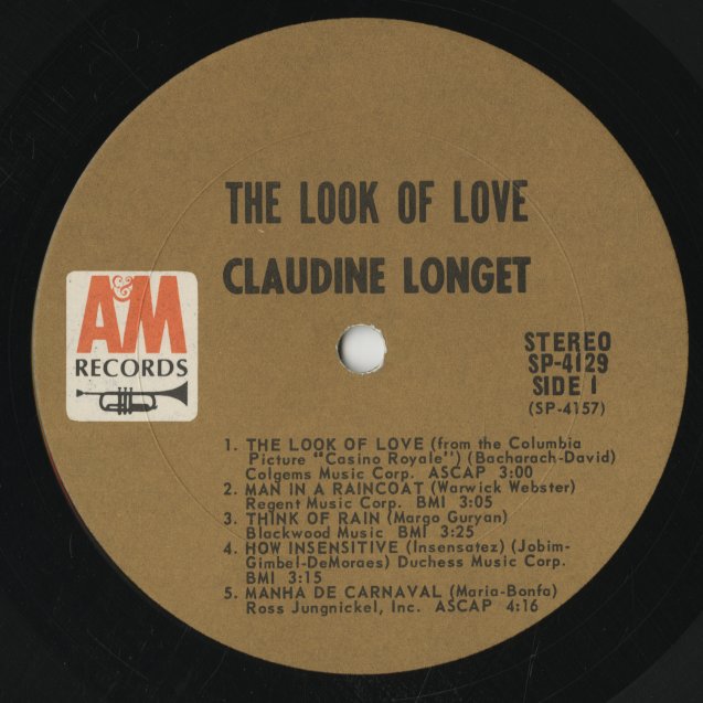 Claudine Longet / クロディーヌ・ロンジェ / The Look Of Love 