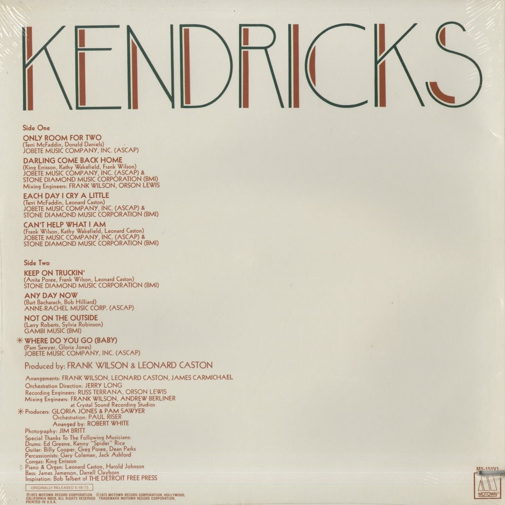 Eddie Kendricks / エディ・ケンドリクス (1973) (M5-151V1)