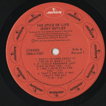 Jerry Butler / ジェリー・バトラー / Spice Of LIfe -2LP (SRM 2 7502)