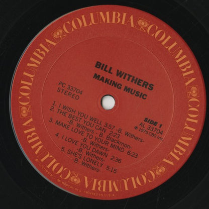 Bill Withers / ビル・ウィザース / Making Music (PC33704)