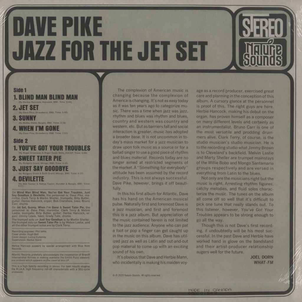 Dave Pike / デイヴ・パイク / Jazz for the Jet Set (NSD815)