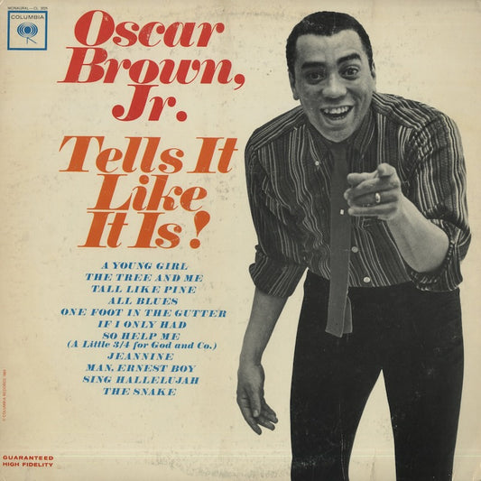 Oscar Brown Jr. / オスカー・ブラウン・ジュニア / Tells It Like It Is! (CL2025)