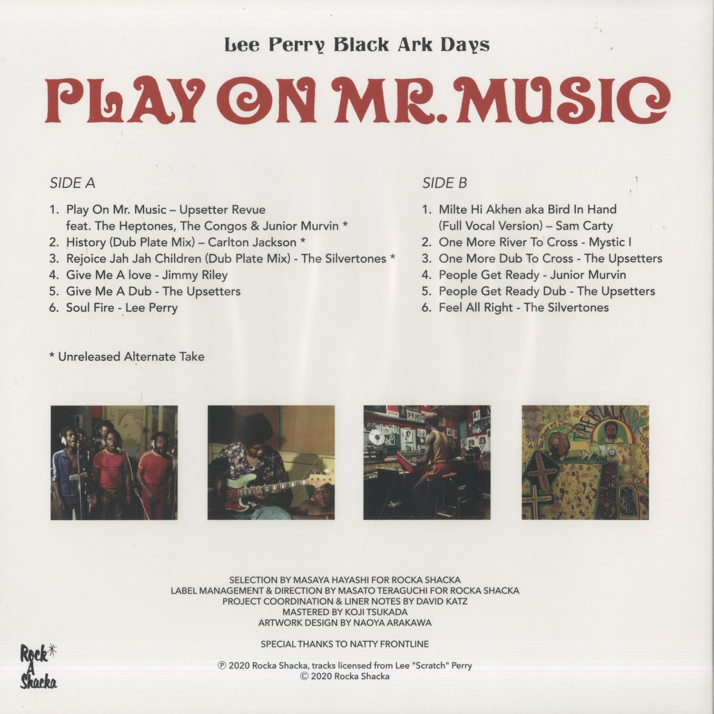 Lee Perry / リー・ペリー / Play On Mr. Music - Lee Perry Black Ark Days (RSUPLP001-RE)