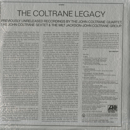 John Coltrane / ジョン・コルトレーン / The Coltrane Legacy (SD 1553)