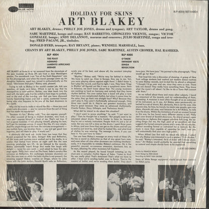 Art Blakey / アート・ブレイキー / Holiday For Skins (BST84004)