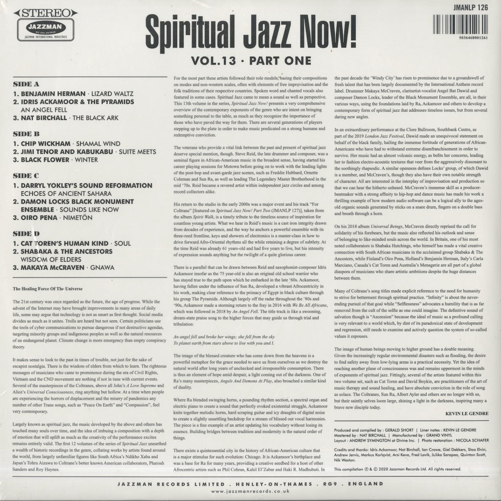 V.A./ Spiritual Jazz / スピリチュアル・ジャズ / 13 Now! Part 1 -2LP (JMANLP126)