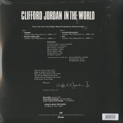 Clifford Jordan / クリフォード・ジョーダン / In The World -2LP (PLP-7692/3)