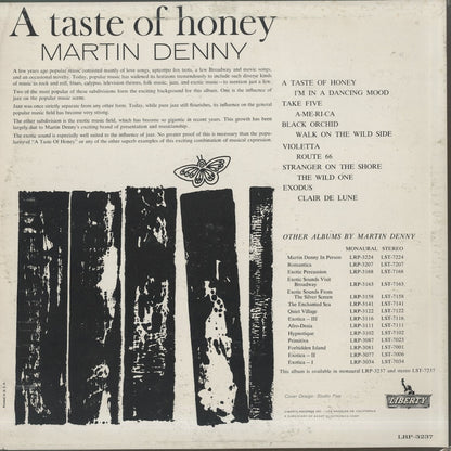 Martin Denny / マーチン・デニー / A Taste Of Honey (LRP-3237)  MONO
