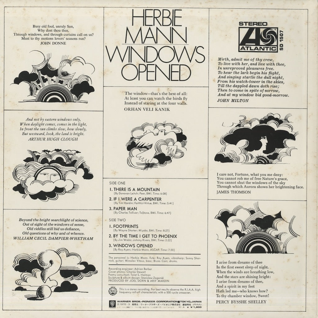 Herbie Mann / ハービー・マン / Windows Opened (P-6072A)