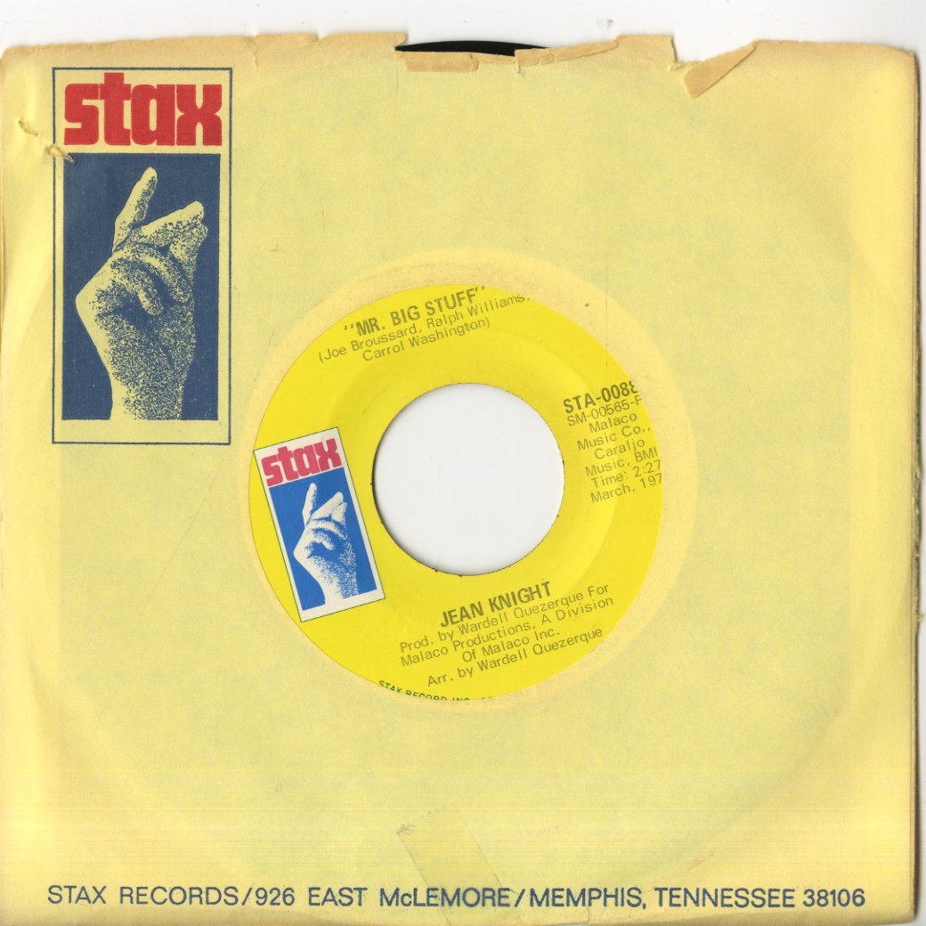 Jean Knight / ジーン・ナイト / Mr. Big Stuff / Why I Keep Living These Memories -7 (STA 0088)