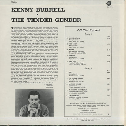 Kenny Burrell / ケニー・バレル / The Tender Gender (CA-772)