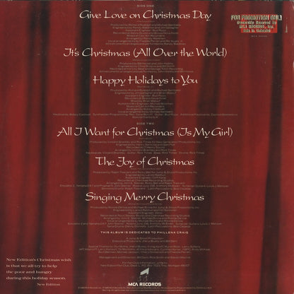 New Edition / ニュー・エディション / Christmas All Over The World (MCA39040)