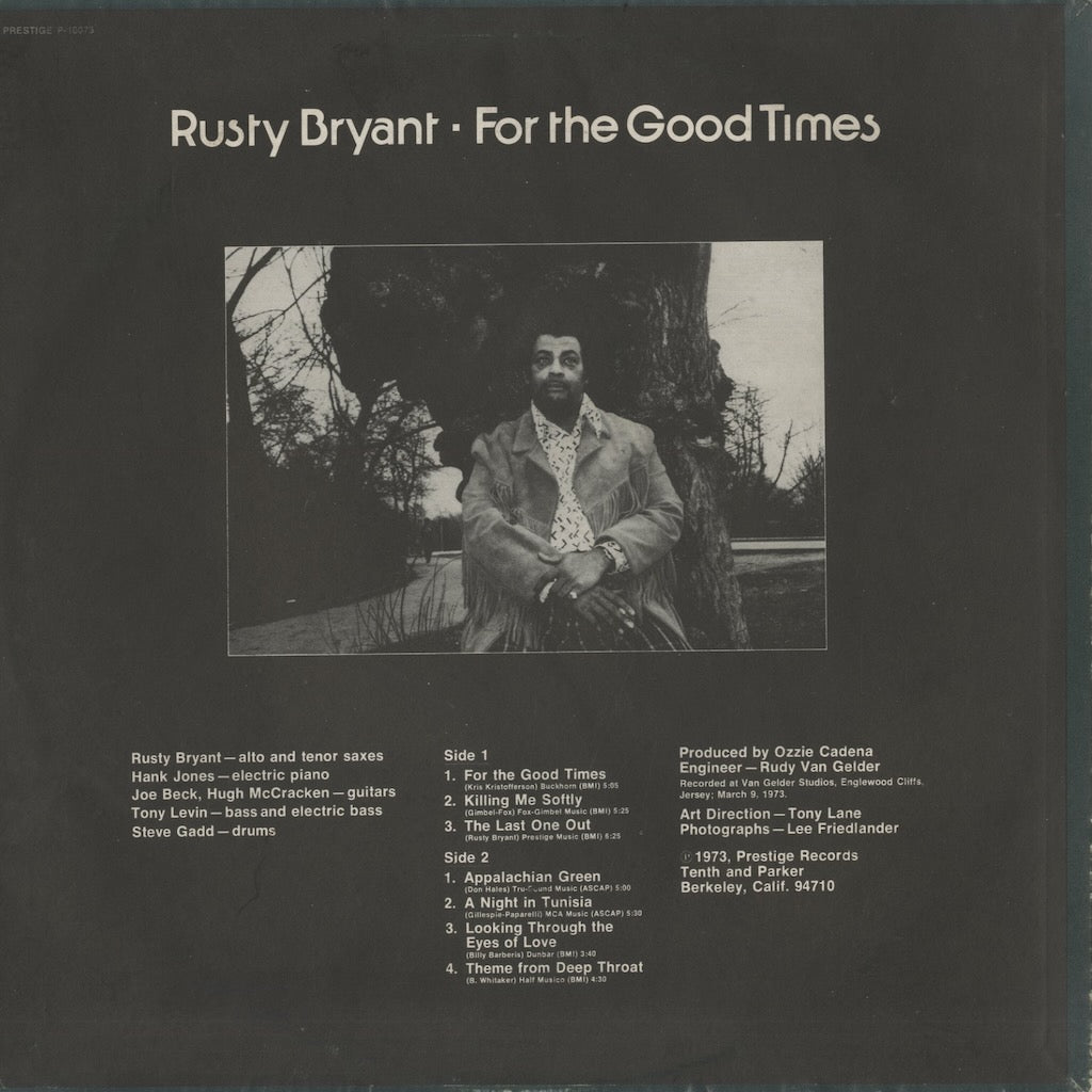 Rusty Bryant / ラスティ・ブライアント / For The Good Times (P-10073)