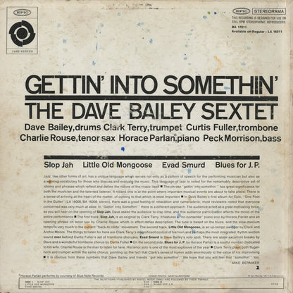 Dave Bailey / デイブ・ベイリー / Gettin' Into Somethin' (BA17011)