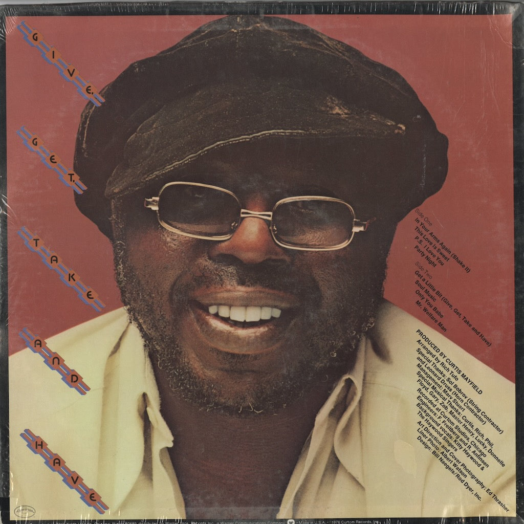 Curtis Mayfield / カーティス・メイフィールド / Give Get Take And
