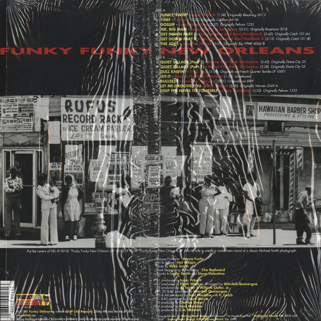 V.A./ Funky Funky New Orleans / 2-A : Rare and Unreleased New Orleans Funk 1969-1973 (DEL LP0018)