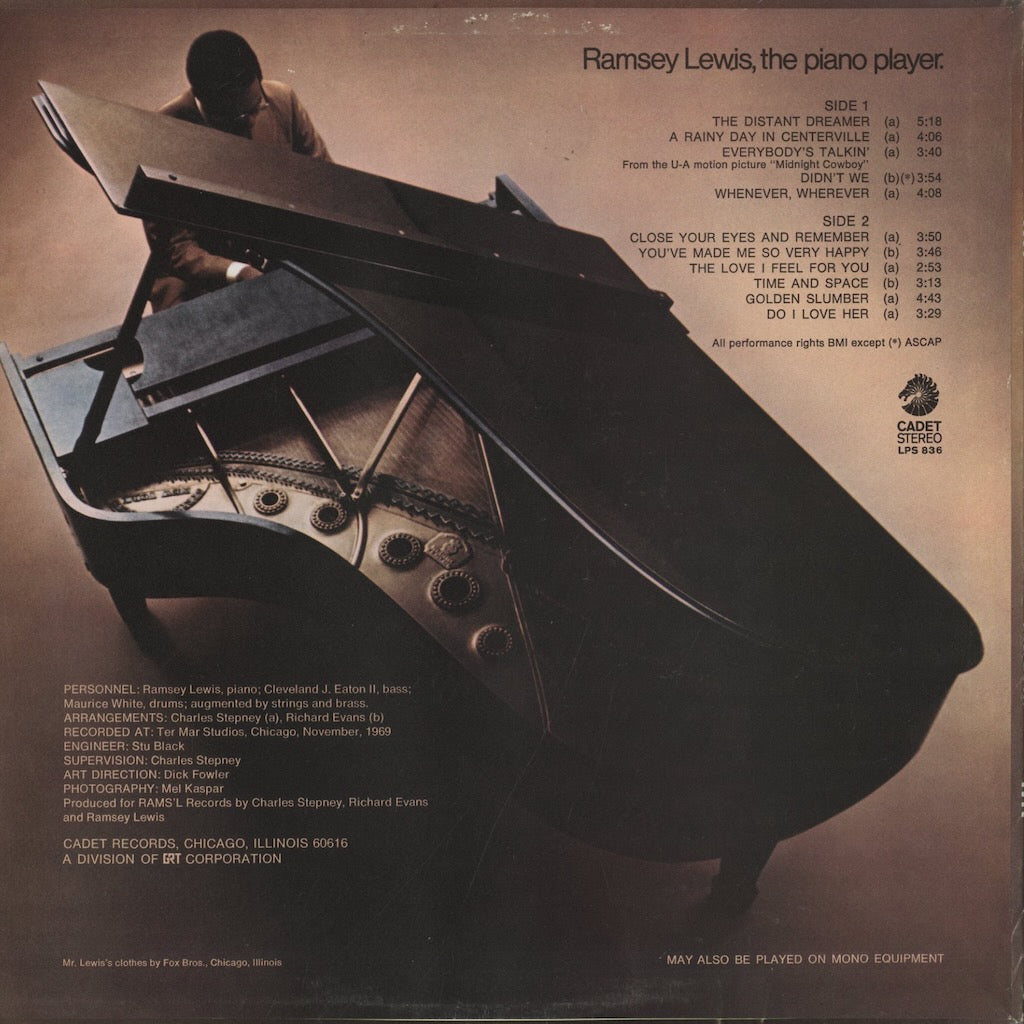 Ramsey Lewis / ラムゼイ・ルイス / Ramsey Lewis, The Piano Player (LPS836)