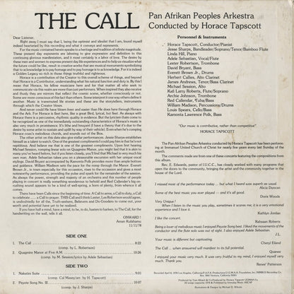 Horace Tapscott / ホレス・タプスコット / The Call (246)