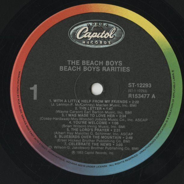 The Beach Boys / ビーチ・ボーイズ / Beach Boys Rarities (ST 12293)
