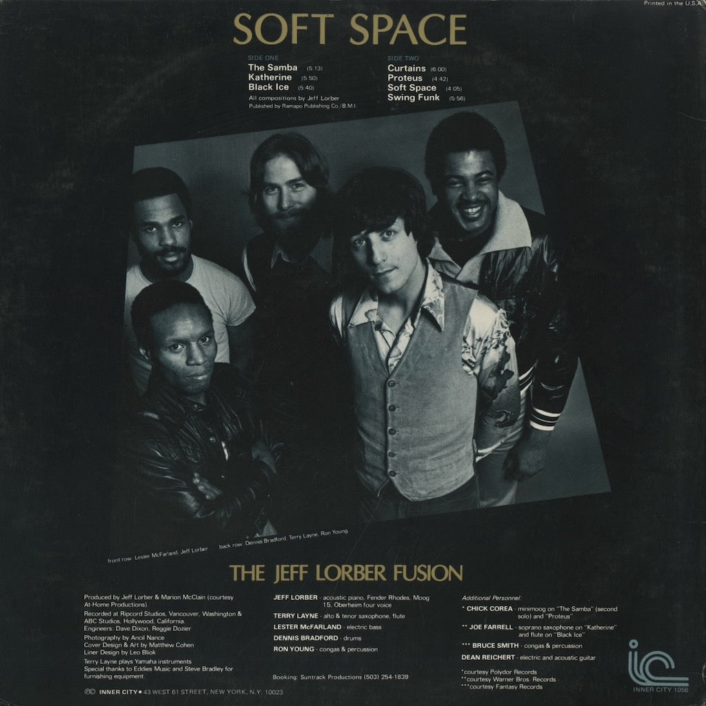 The Jeff Lorber Fusion / ジェフ・ローバー・フュージョン / Soft Space ( IC 1056 )