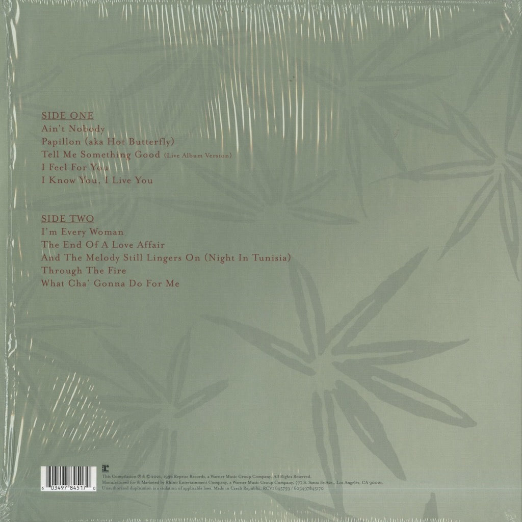 Chaka Khan / チャカ・カーン / Epiphany : The Best of Chaka Khan (RCV1 645759)