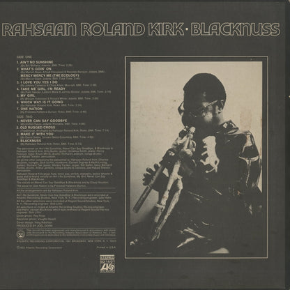 Roland Kirk / ラーサン・ローランド・カーク / Blacknuss (SD1601)