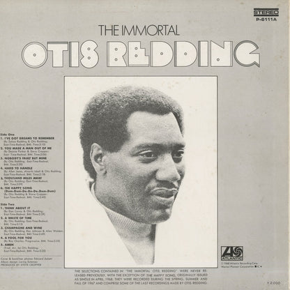 Otis Redding / オーティス・レディング / The Immortal (P-6111A)