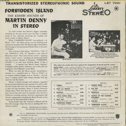 Martin Denny / マーチン・デニー / Forbidden Island - STEREO (LST 7001)