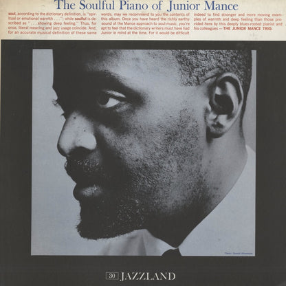 Junior Mance / ジュニア・マンス / The Soulful Piano of (JLP30)