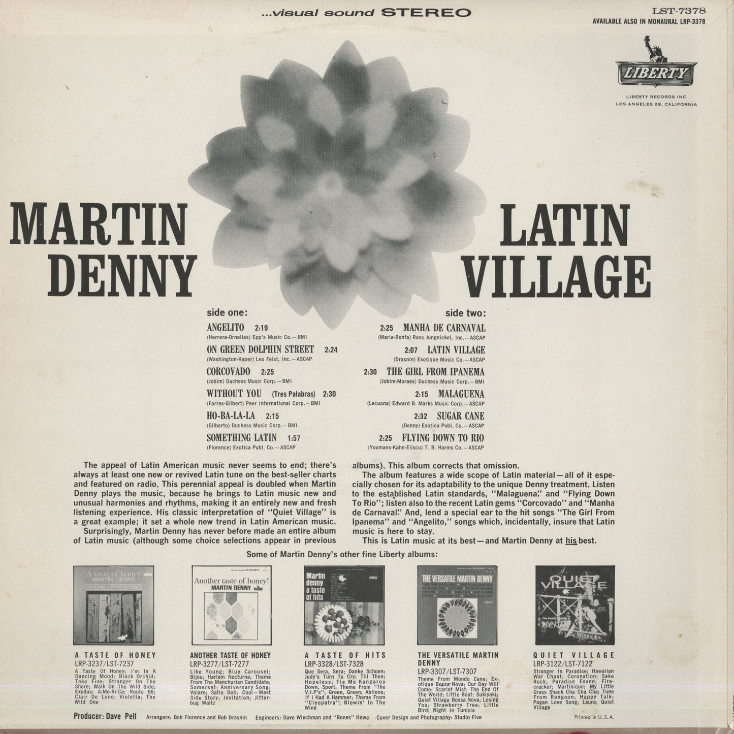 Martin Denny / マーティン・デニー / Latin Village (LST-3378)