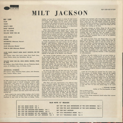 Milt Jackson / ミルト・ジャクソン (BST81509)