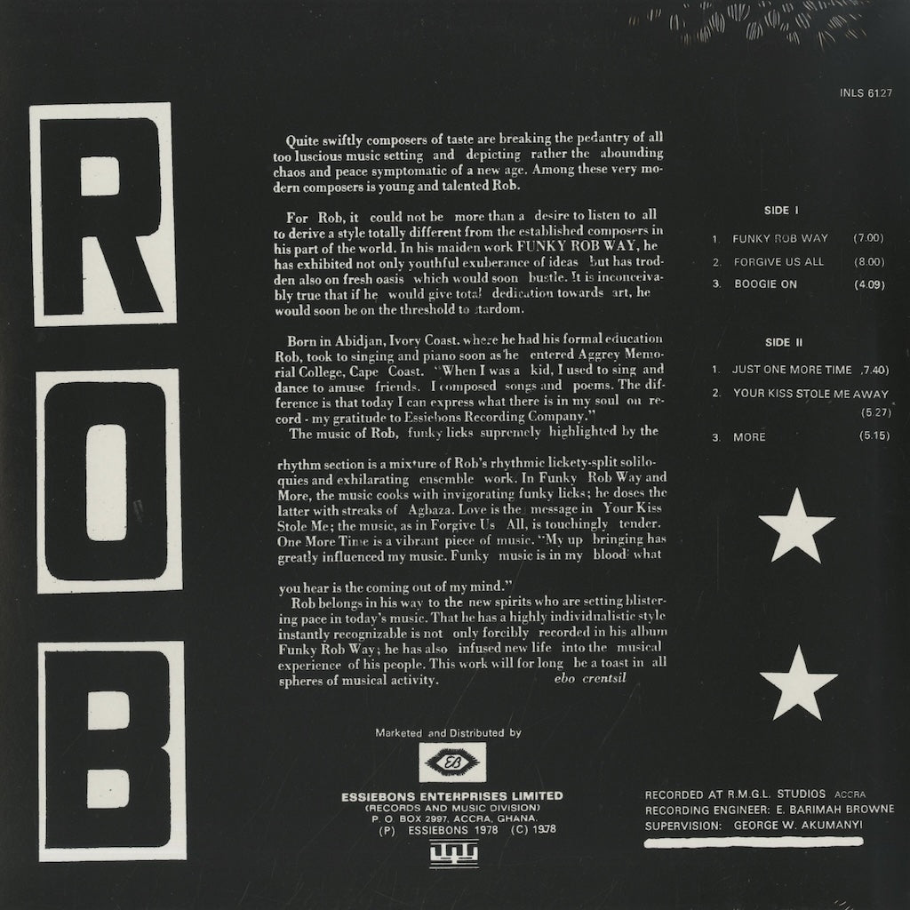Rob / ロブ (1977) (MRBLP166)
