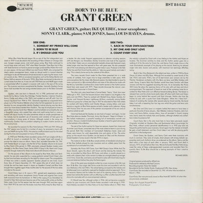 Grant Green / グラント・グリーン / Born To Be Blue (BNJ71082)