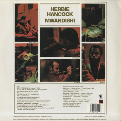 Herbie Hancock / ハービー・ハンコック / MWANDISHI (9362 47541 1)