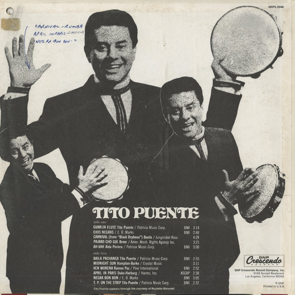 Tito Puente / ティト・プエンテ / Puente Now! - The Exciting Tito Puente Band  (GNPS2048) 672円