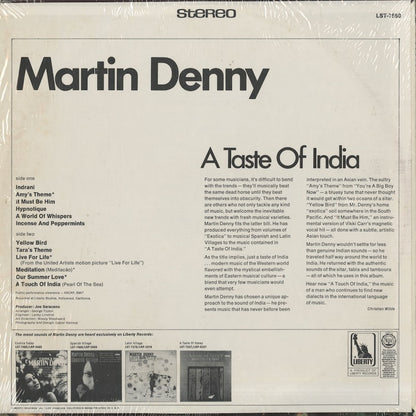 Martin Denny / マーチン・デニー / A Taste Of India (LST 7550)