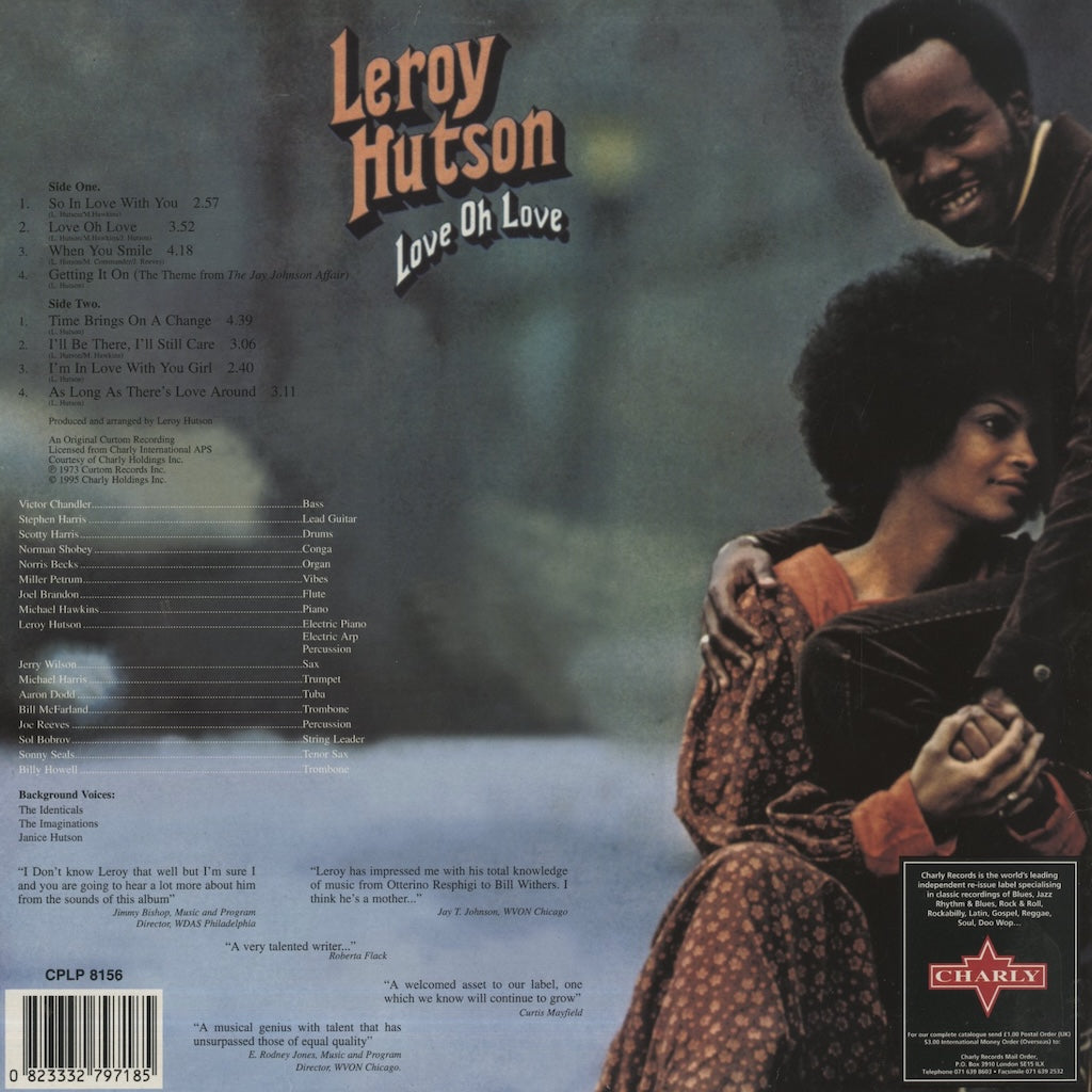 Leroy Hutson / リロイ・ハトソン / Love Oh Love (CPLP8156)