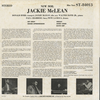 Jackie McLean / ジャッキー・マクリーン / New Soil (GXK8028)