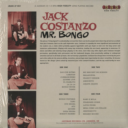 Jack Costanzo / ジャック・コスタンツォ / Mr. Bongo -2LP (JMANLP081)