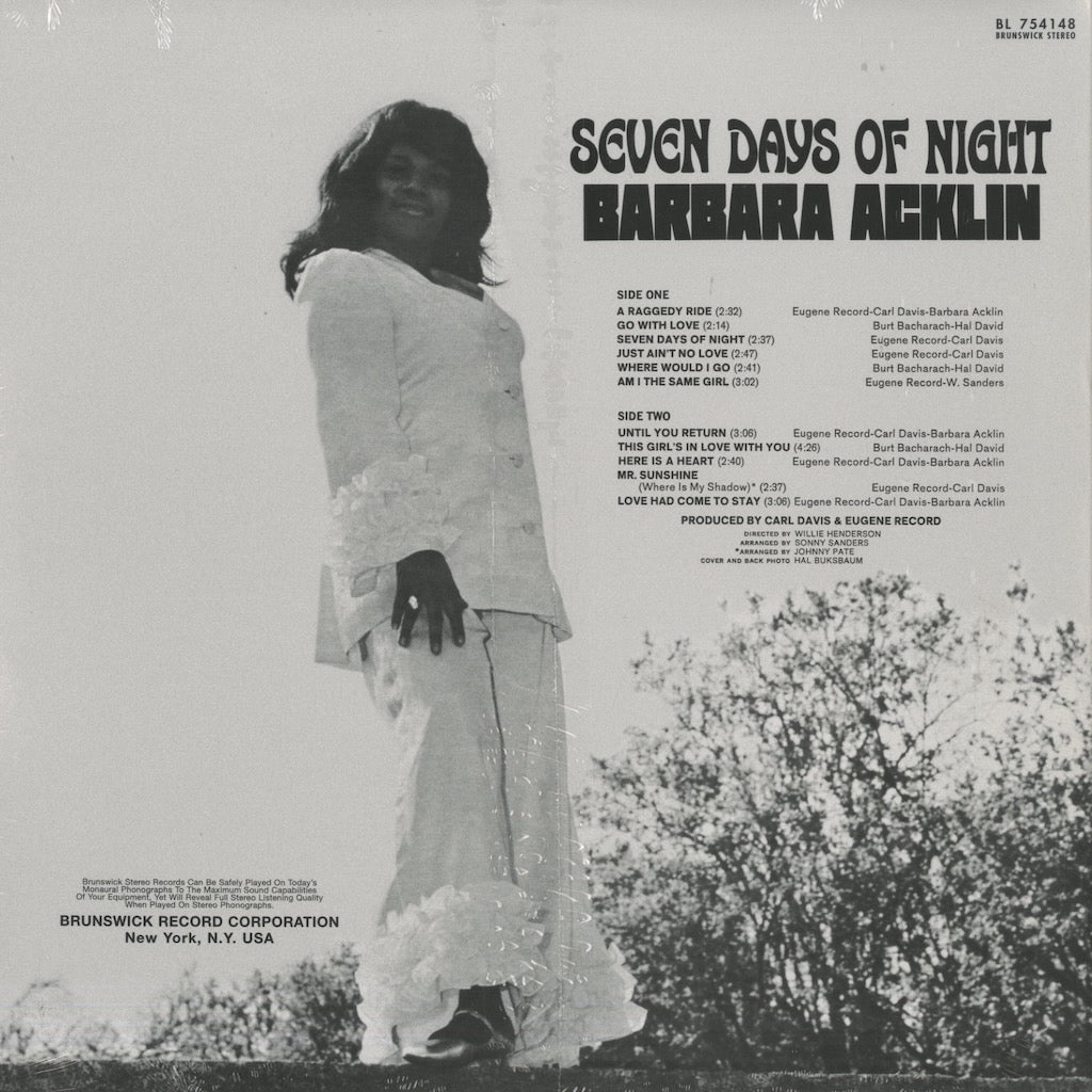 Barbara Acklin / バーバラ・アクリン / Seven Days Of Night