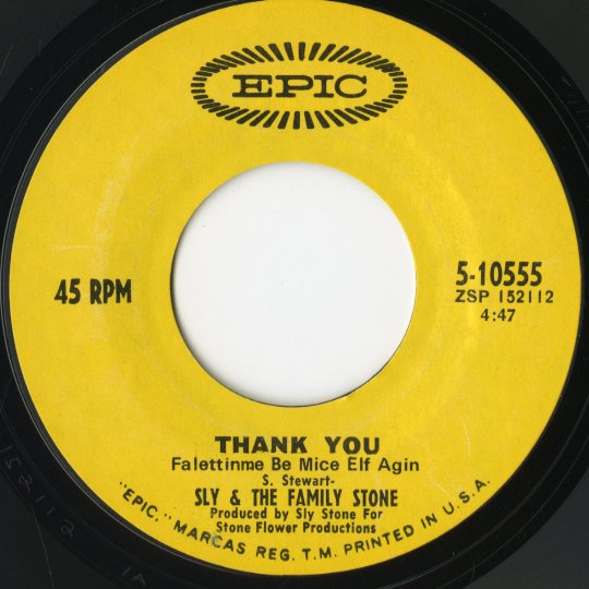 Sly & The Family Stone / スライ＆ザ・ファミリー・ストーン / Thank