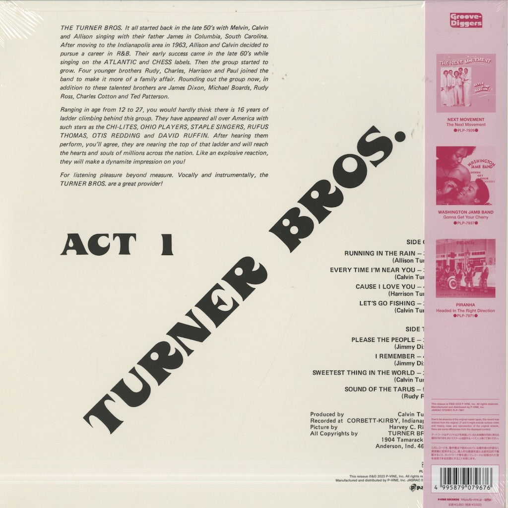 Turner Bros. / ターナー・ブラザーズ / Act 1 (PLP7967)