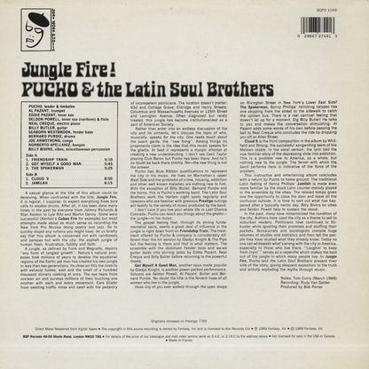 Pucho & The Latin Soul Brothers / プーチョ / Jungle Fire! (BGPD1049)