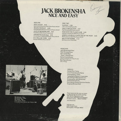 Jack Brokensha / ジャック・ブロケンシャ / Nice And Easy (1002)